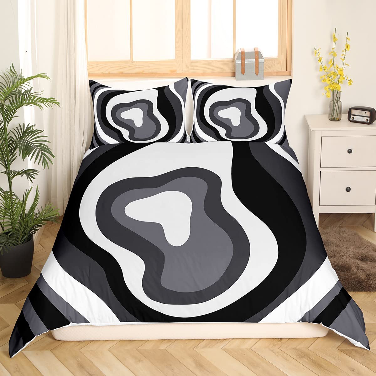 Swirl Duvet Cover Set For Kids Teens Adults Lightweight Down Quilt Covers Bedroom Decor 2 Pillowcases 1 Duvet Cover No Comforter EU Single(135x200cm)
Swirl Duvet Cover Set For Kids Teens Adults Lightweight Down Quilt Covers Bedroom Decor 2 Pillowcases 1 Duvet Cover No Comforter EU Single(135x200cm)