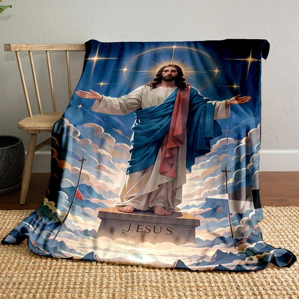 Jesus Statue Starry Sky Blanket Printed Blanket for Living Room Bed Couch lunch break Soft Cozy Blanket for Friend s festival Gift 80cm x 120cm
Jesus Statue Starry Sky Blanket Printed Blanket for Living Room Bed Couch lunch break Soft Cozy Blanket for Friend s festival Gift 80cm x 120cm