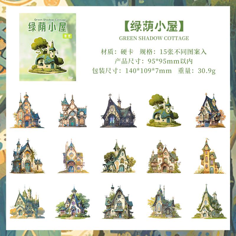 15 Sheets Vintage Romantic Cottage Sticker Pack Scrapbooking Materials Creative DIY Journal Stickers Collage Stationery Supplies
15 Sheets Vintage Romantic Cottage Sticker Pack Scrapbooking Materials Creative DIY Journal Stickers Collage Stationery Supplies