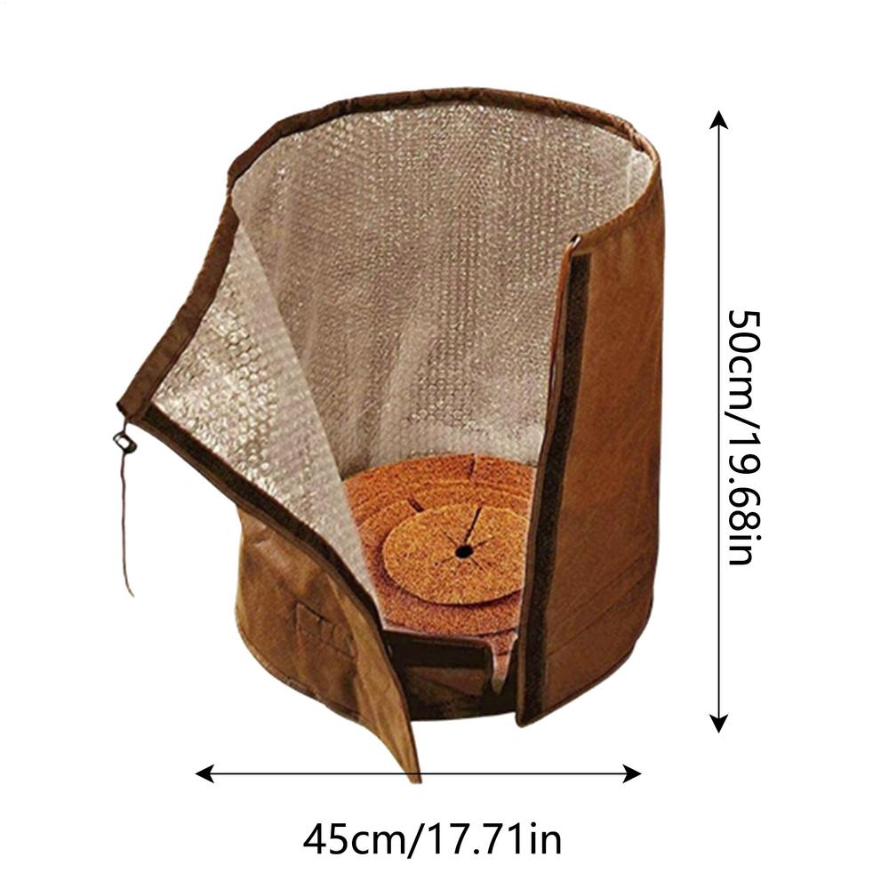 Planter Covers For Winter Planter Frost Barrier Wrap Cold Weather Pot Protector For Winter Outdoor Greenhouse Raised Bed Garden
Planter Covers For Winter Planter Frost Barrier Wrap Cold Weather Pot Protector For Winter Outdoor Greenhouse Raised Bed Garden