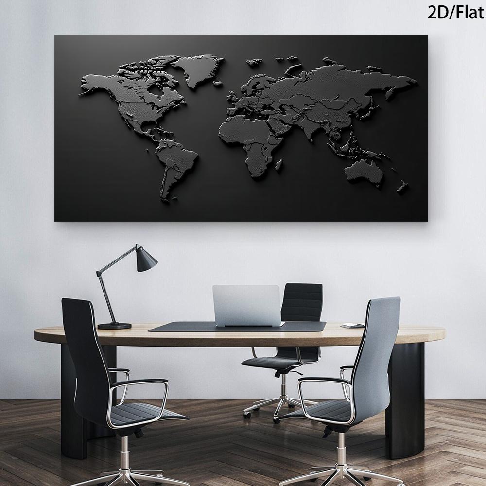 1 Modern Abstract Relief World Map Mural - Black and White Printed Canvas Poster for Living Room and Bedroom Decoration, 2D Flat (as the picture,50x100cm No Frame)
1 Modern Abstract Relief World Map Mural - Black and White Printed Canvas Poster for Living Room and Bedroom Decoration, 2D Flat (as the picture,50x100cm No Frame)