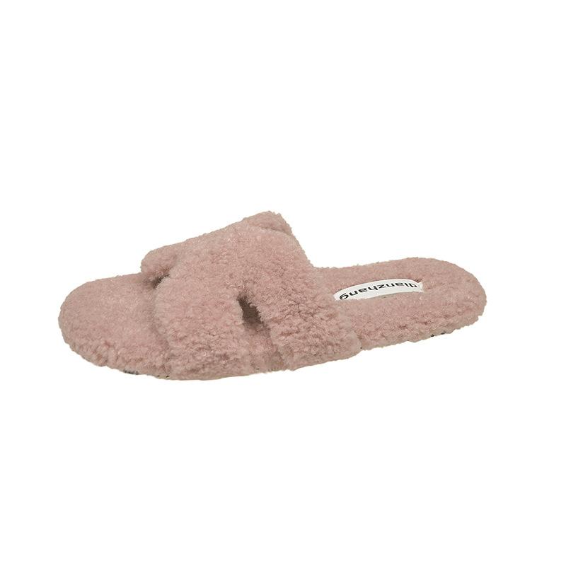 Flat bottom one-word fluffy slippers women s outer wear 2025 autumn and winter new soft bottom comfortable home one-pedal plush slippers 40 розовый
Flat bottom one-word fluffy slippers women s outer wear 2025 autumn and winter new soft bottom comfortable home one-pedal plush slippers 40 розовый