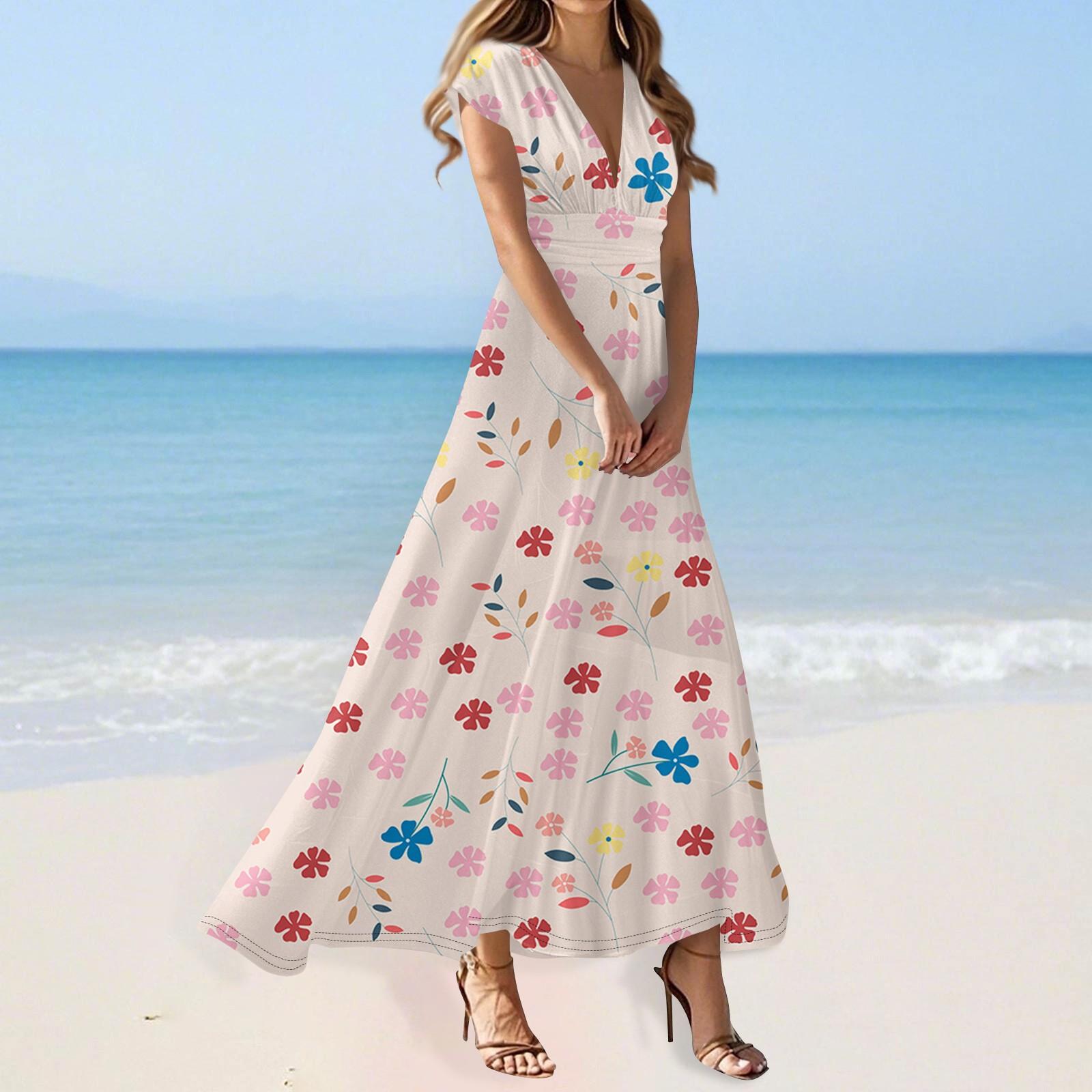 Women s Summer Casual Fashion Flower Printed Dresses V-Neck Short Sleeve Dresses XL кавун червоний колір
Women s Summer Casual Fashion Flower Printed Dresses V-Neck Short Sleeve Dresses XL кавун червоний колір