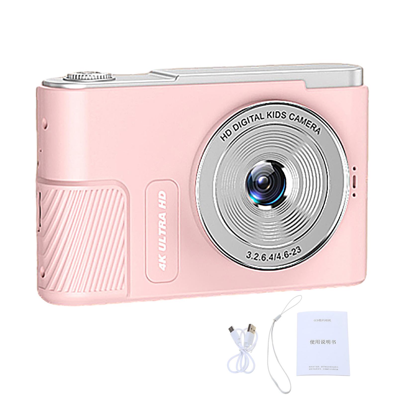 Students Camera 44MP CCD Lens 3280x2160 Digital Point 800mAh Battery for Teens Birthday Gift рожевий
Students Camera 44MP CCD Lens 3280x2160 Digital Point 800mAh Battery for Teens Birthday Gift рожевий
