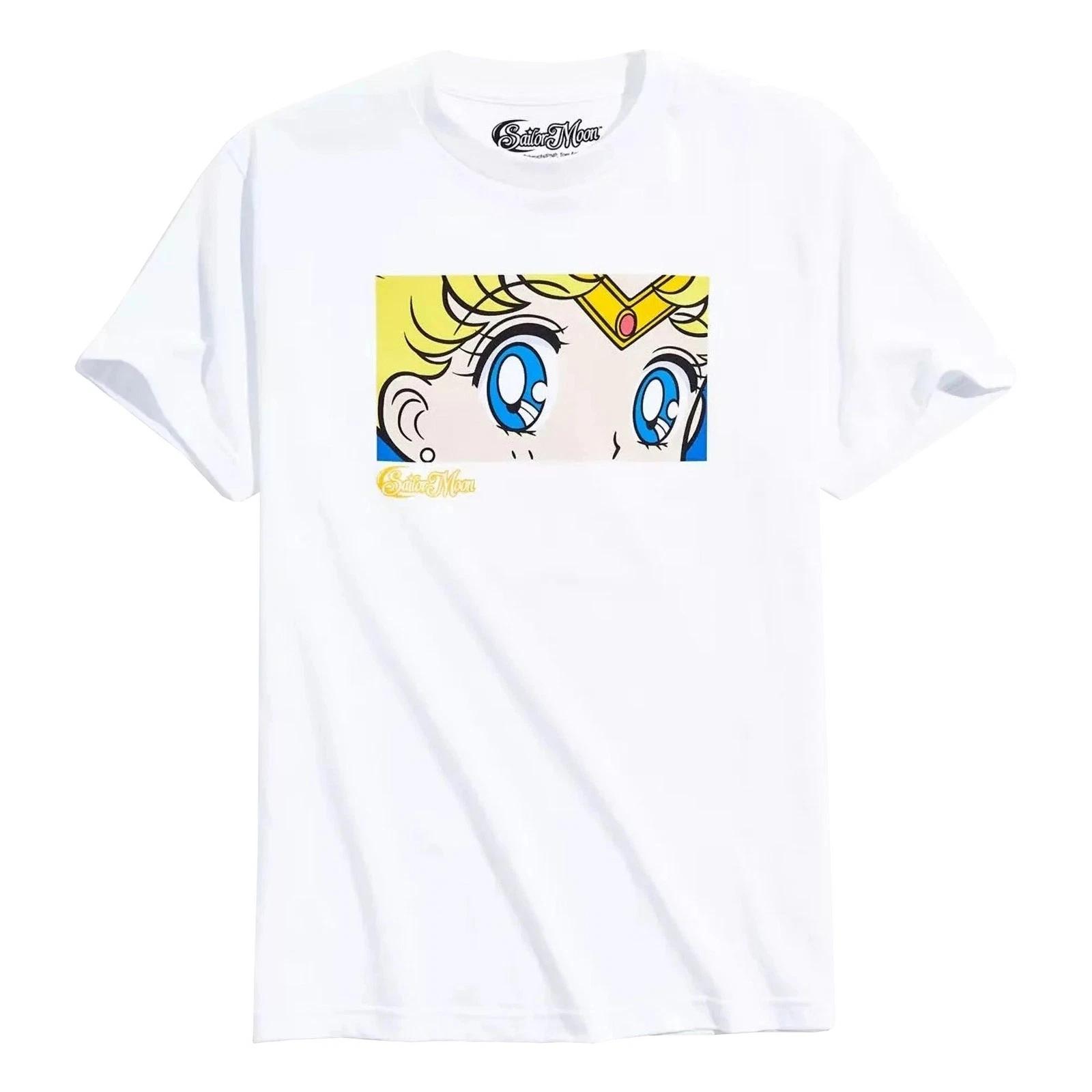 2026 New Cotton Summer Tshirt Leisure and Comfortable Sailor Moon Her Eyes TShirt White for Relaxing Summer Tshirt S
2026 New Cotton Summer Tshirt Leisure and Comfortable Sailor Moon Her Eyes TShirt White for Relaxing Summer Tshirt S