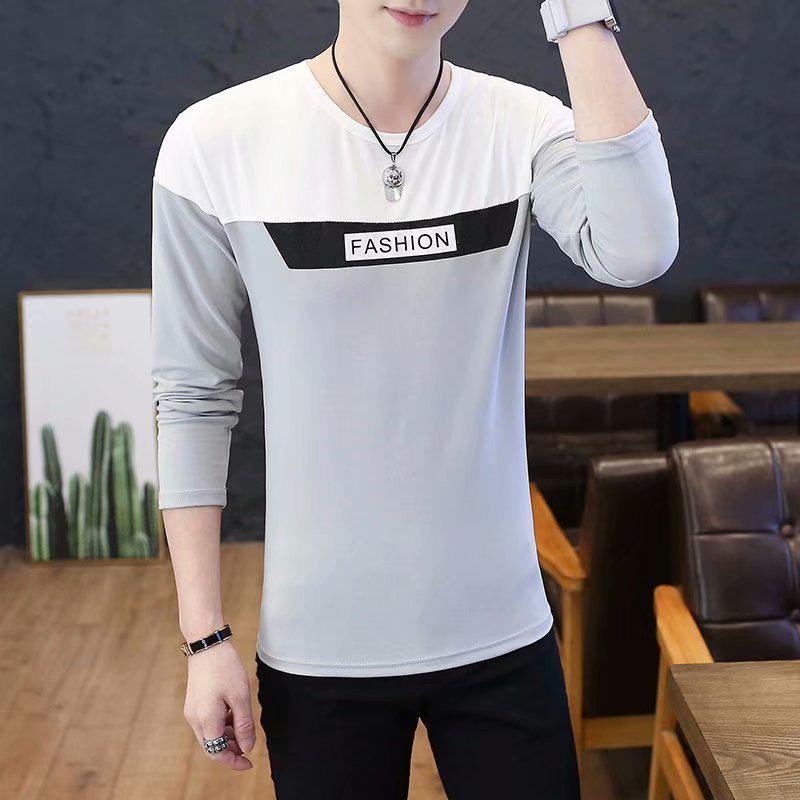 Мужская облегающая футболка с круглым вырезом в корейском стиле — варианты с короткими и длинными рукавами для подростков-студентов, коллекция весна/лето 2025 г. Large светло-серый
Мужская облегающая футболка с круглым вырезом в корейском стиле — варианты с короткими и длинными рукавами для подростков-студентов, коллекция весна/лето 2025 г. Large светло-серый