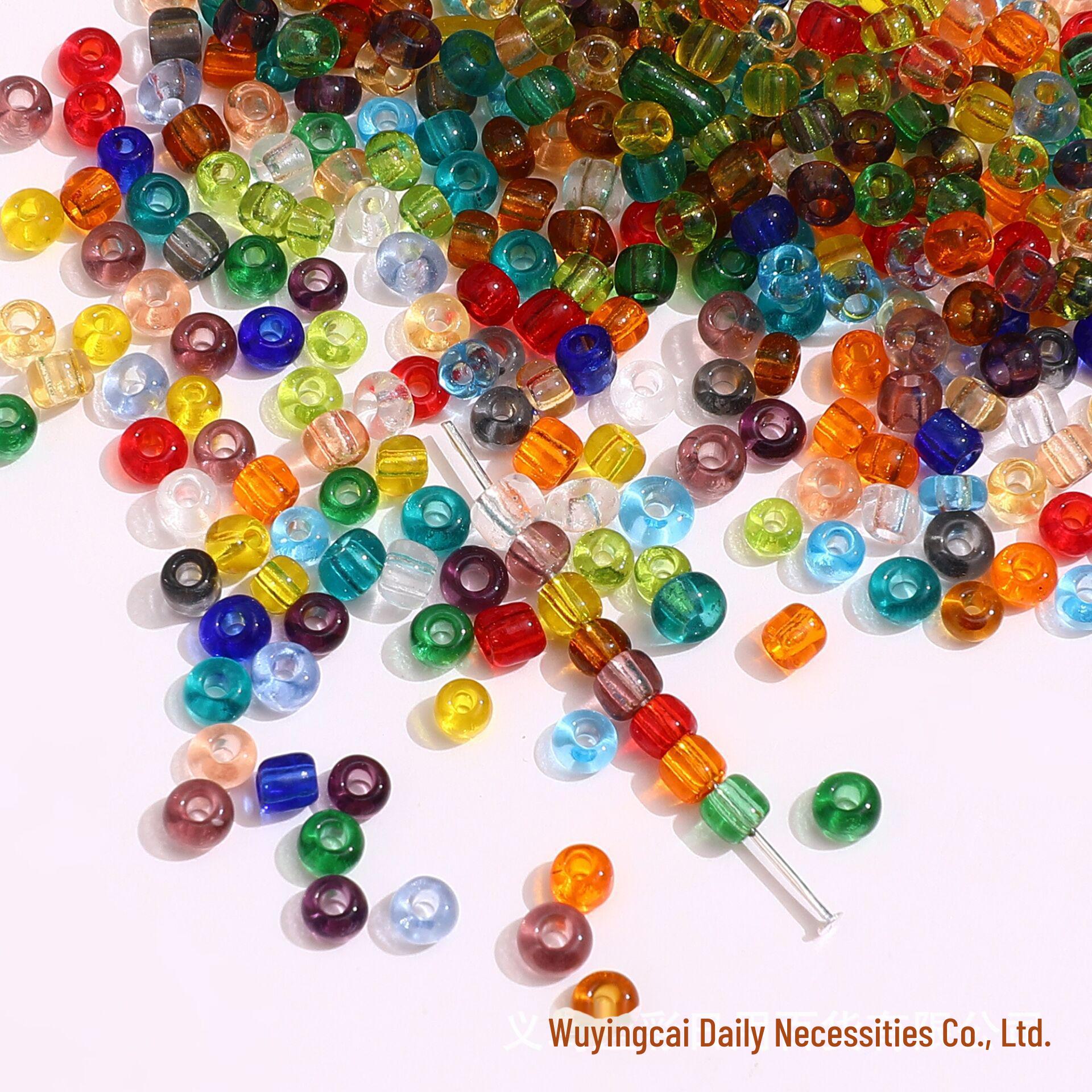 Multicolor Transparent Glass Beads 2/3/4mm for DIY Jewelry Making - Bracelet & Necklace Craft Supplies 2mm, 15g (580 beads)
Multicolor Transparent Glass Beads 2/3/4mm for DIY Jewelry Making - Bracelet & Necklace Craft Supplies 2mm, 15g (580 beads)