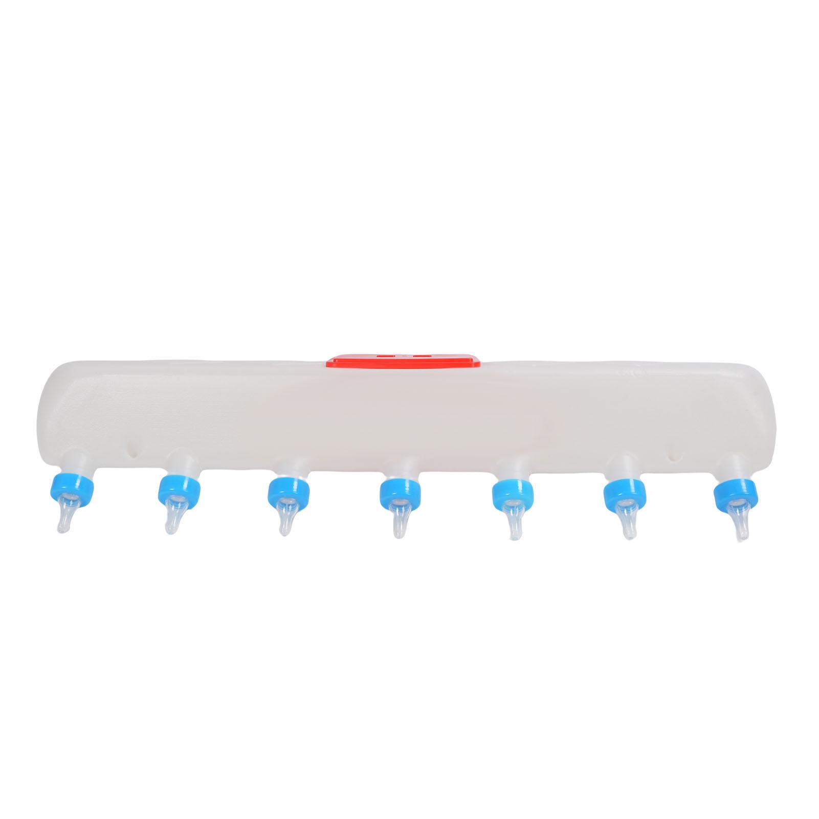 Piglets Drink Feeder Raising Equipment 7 Nipples Enhanced Comfort Hanging Design Livestock Teat Milk Feeding Tool for Lamb Goat Calf Farm
Piglets Drink Feeder Raising Equipment 7 Nipples Enhanced Comfort Hanging Design Livestock Teat Milk Feeding Tool for Lamb Goat Calf Farm