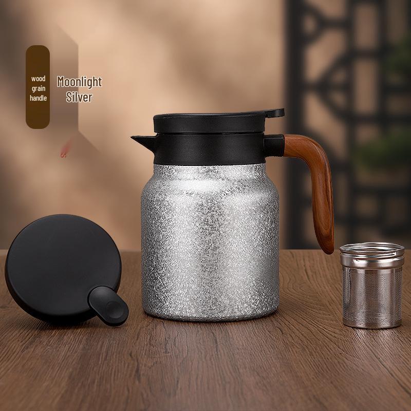 Titanium-Plated Stewing Pot with Large Capacity, 316 Stainless Steel Inner Pot, Ideal for Tea and Hot Water.
Titanium-Plated Stewing Pot with Large Capacity, 316 Stainless Steel Inner Pot, Ideal for Tea and Hot Water.