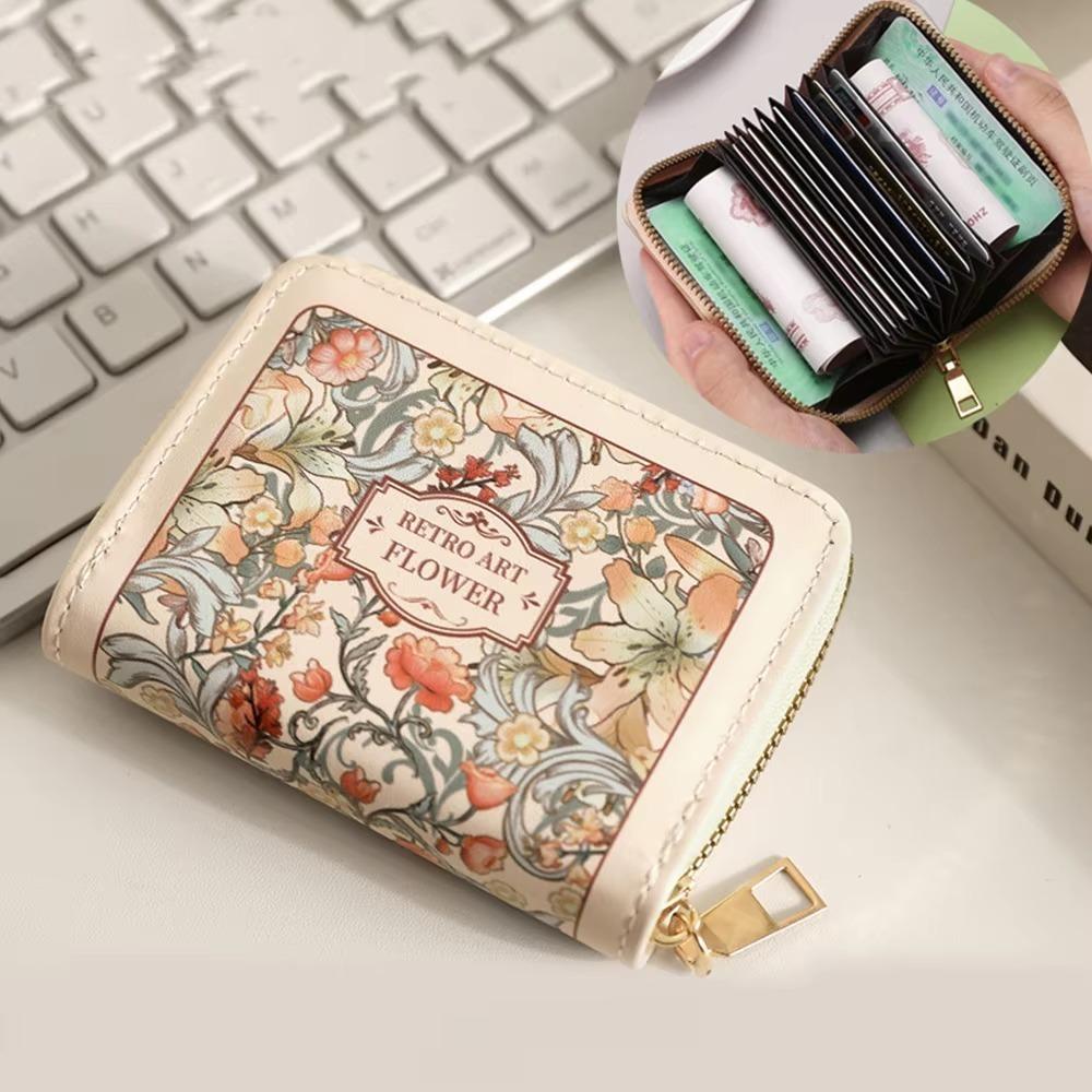 Creative 9/18 Slots Women Wallet Floral Large Capacity Gift Card Pouch Multipurpose PU Leather ID Card Case
Creative 9/18 Slots Women Wallet Floral Large Capacity Gift Card Pouch Multipurpose PU Leather ID Card Case