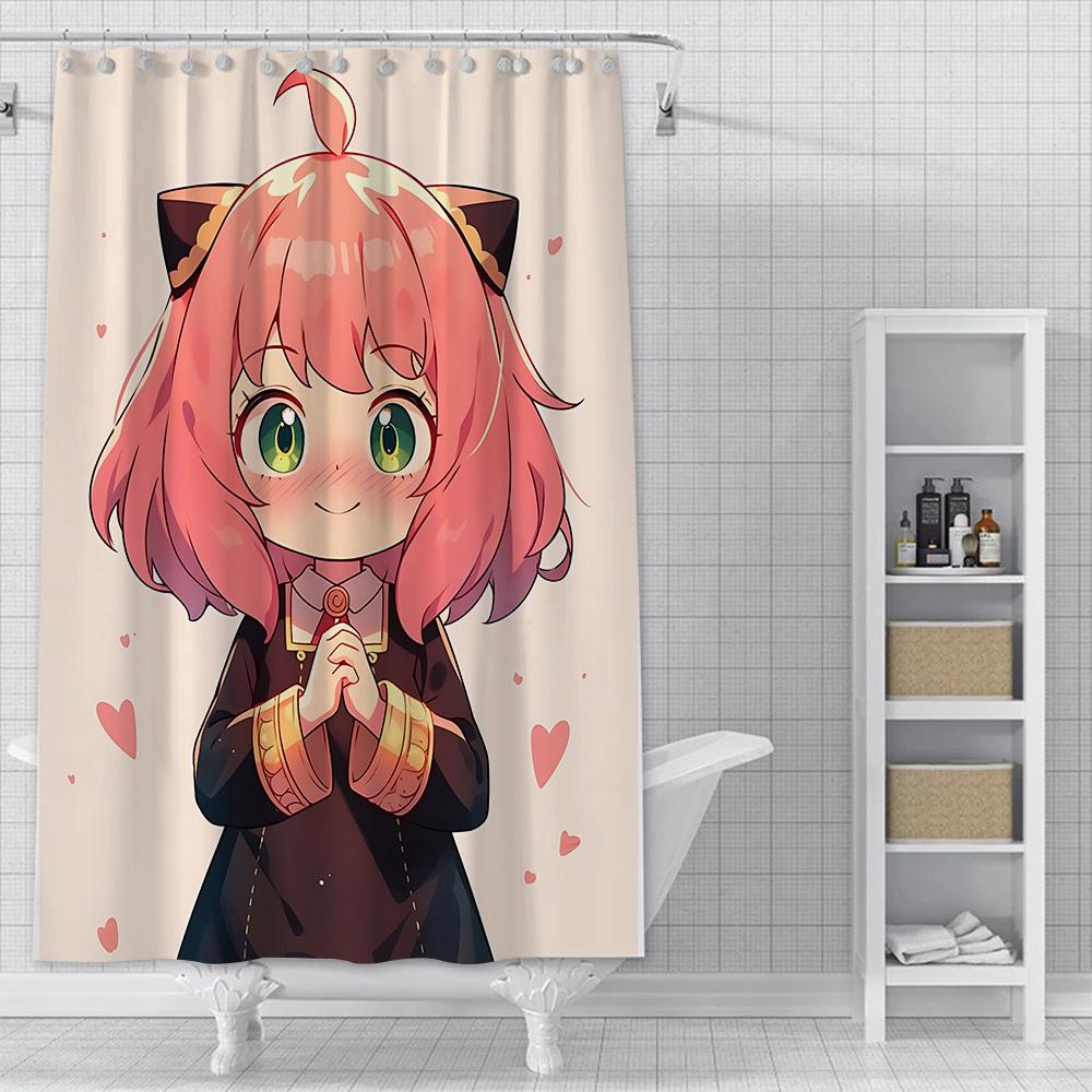 Shower Curtain Waterproof Polyester Fabric Paint Colorful Curtains Anime Spy X Familys Cute Gaming Home Bathroom Decor With Hook W60H190(CM)-1 Pcs
Shower Curtain Waterproof Polyester Fabric Paint Colorful Curtains Anime Spy X Familys Cute Gaming Home Bathroom Decor With Hook W60H190(CM)-1 Pcs
