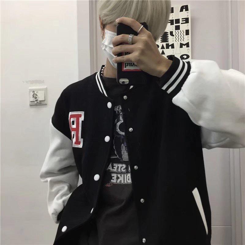 Мужская и женская модная брендовая толстовка с капюшоном Jacketamerican Retro Baseball Свободная куртка Мужская мода Сплошной цвет Топ Свободная куртка больших размеров XL чёрный
Мужская и женская модная брендовая толстовка с капюшоном Jacketamerican Retro Baseball Свободная куртка Мужская мода Сплошной цвет Топ Свободная куртка больших размеров XL чёрный