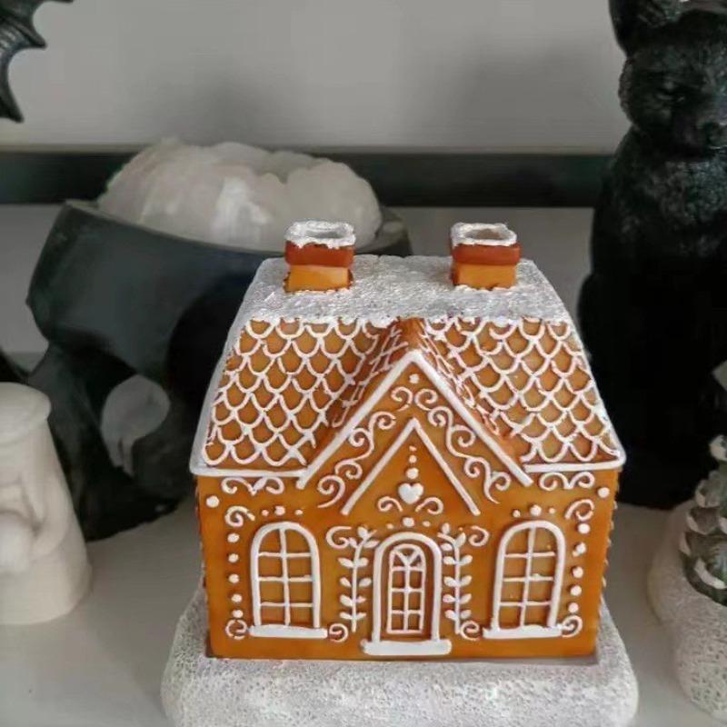 Home Decoration Items: Gingerbread House Figurine, Incense Stick Burner, Candle Holder, Living Room Resin Handicraft, Creative Incense Burner A
Home Decoration Items: Gingerbread House Figurine, Incense Stick Burner, Candle Holder, Living Room Resin Handicraft, Creative Incense Burner A