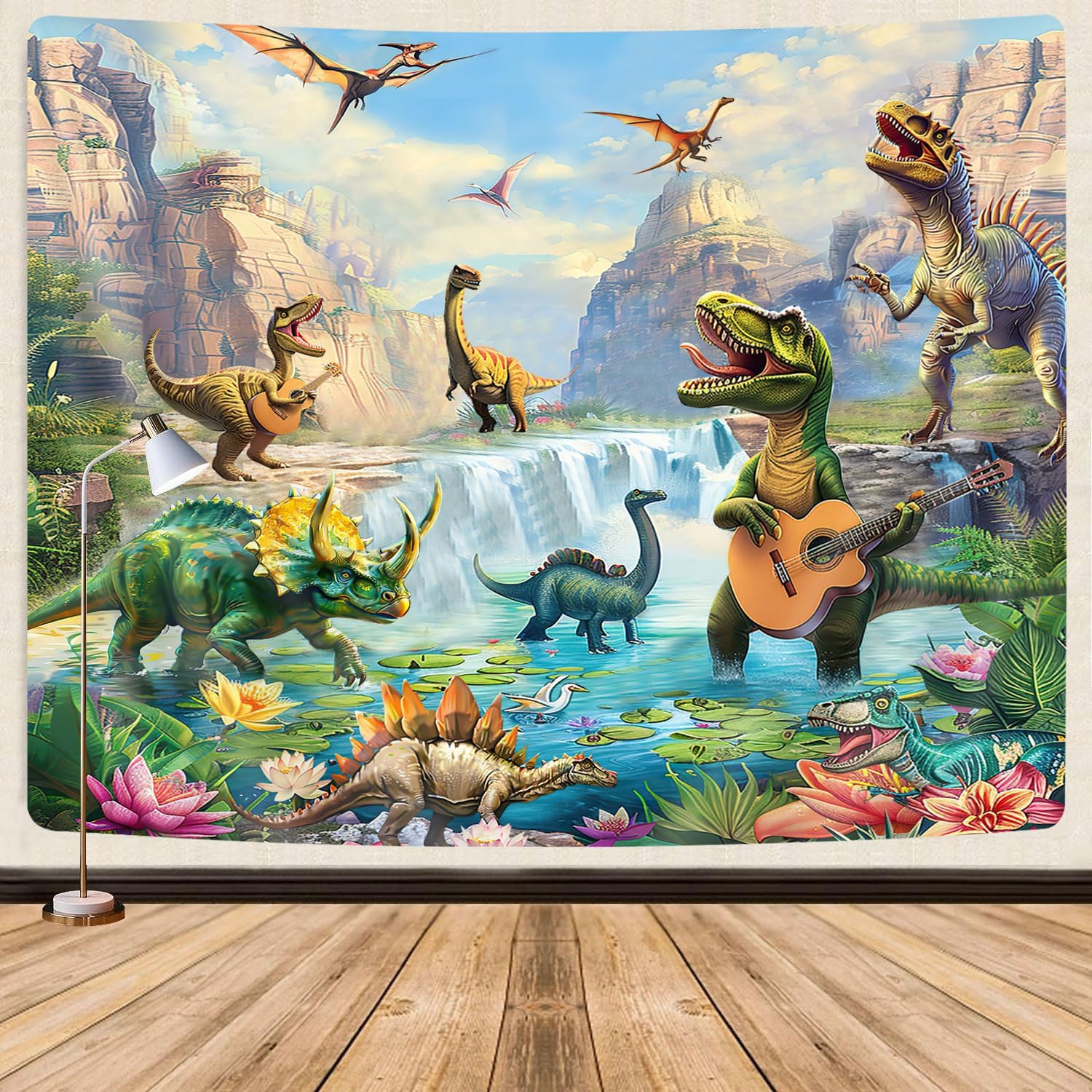 Dinosaur tapestry poster for boys kids decor 75x100 чёрный
Dinosaur tapestry poster for boys kids decor 75x100 чёрный