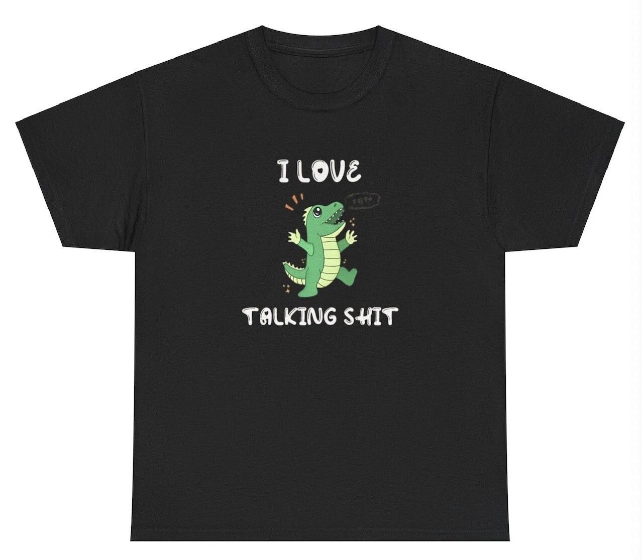 I Love Talking Sh*t T Shirt Funny Dinosaur Gossip Meme Curse Word Gen Z Joke Tee S
I Love Talking Sh*t T Shirt Funny Dinosaur Gossip Meme Curse Word Gen Z Joke Tee S