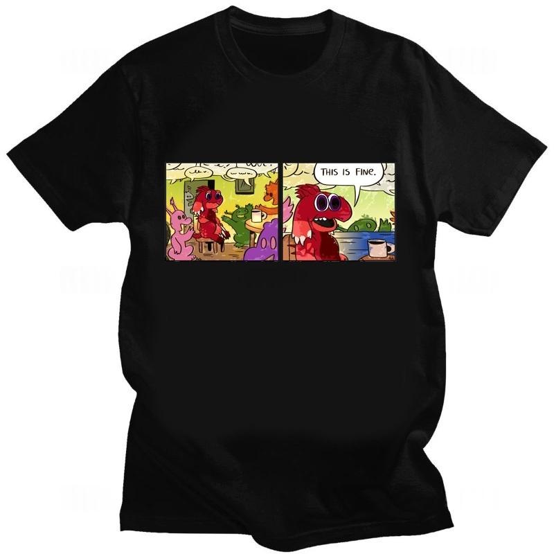 Unisex Casual T Shirt This Is Fine Meme TShirt for Unisex Crew Neck Fashion Tops Kawaii Dog Graphic Tees Oversized T Shirt Shirts Kids S
Unisex Casual T Shirt This Is Fine Meme TShirt for Unisex Crew Neck Fashion Tops Kawaii Dog Graphic Tees Oversized T Shirt Shirts Kids S