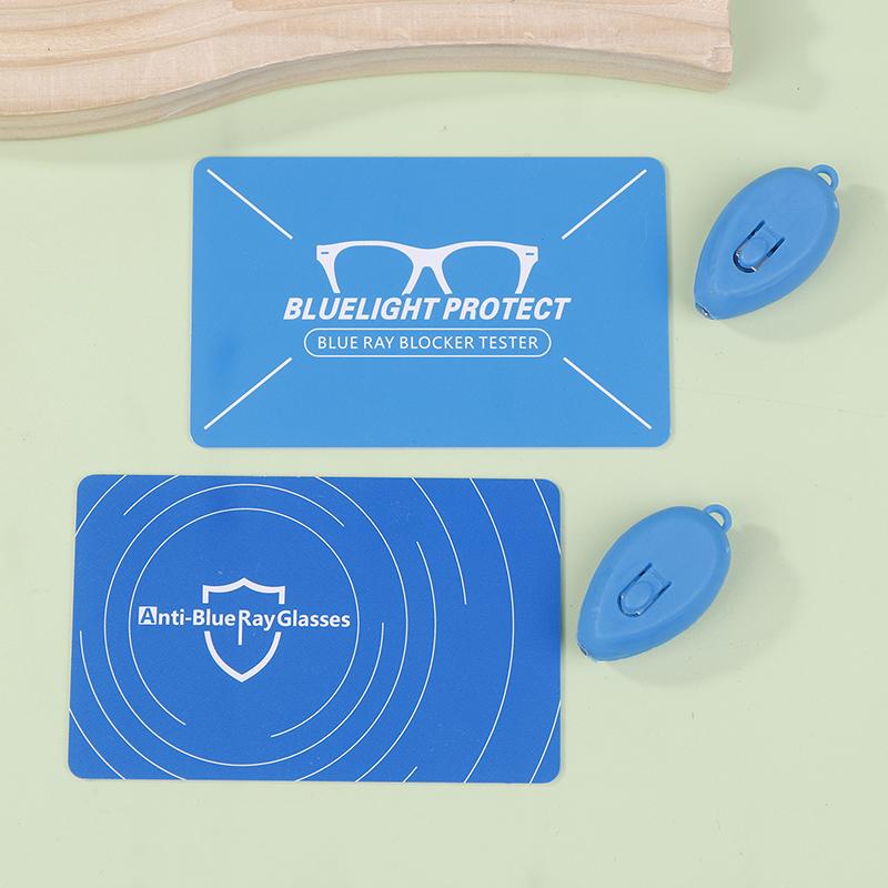 Pvc Anti-Blue Light Test Card Test Light Glasses Uv Test Accessories Reusable Blue Light Detection Card Generator Card B
Pvc Anti-Blue Light Test Card Test Light Glasses Uv Test Accessories Reusable Blue Light Detection Card Generator Card B