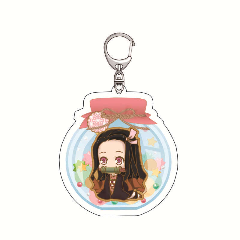 Anime Acrylic Keychain Series Creative Accessories Kamado Tanjiro Zenitsu Agatsuma Nezuko Merchandise Collectible 55mm
Anime Acrylic Keychain Series Creative Accessories Kamado Tanjiro Zenitsu Agatsuma Nezuko Merchandise Collectible 55mm