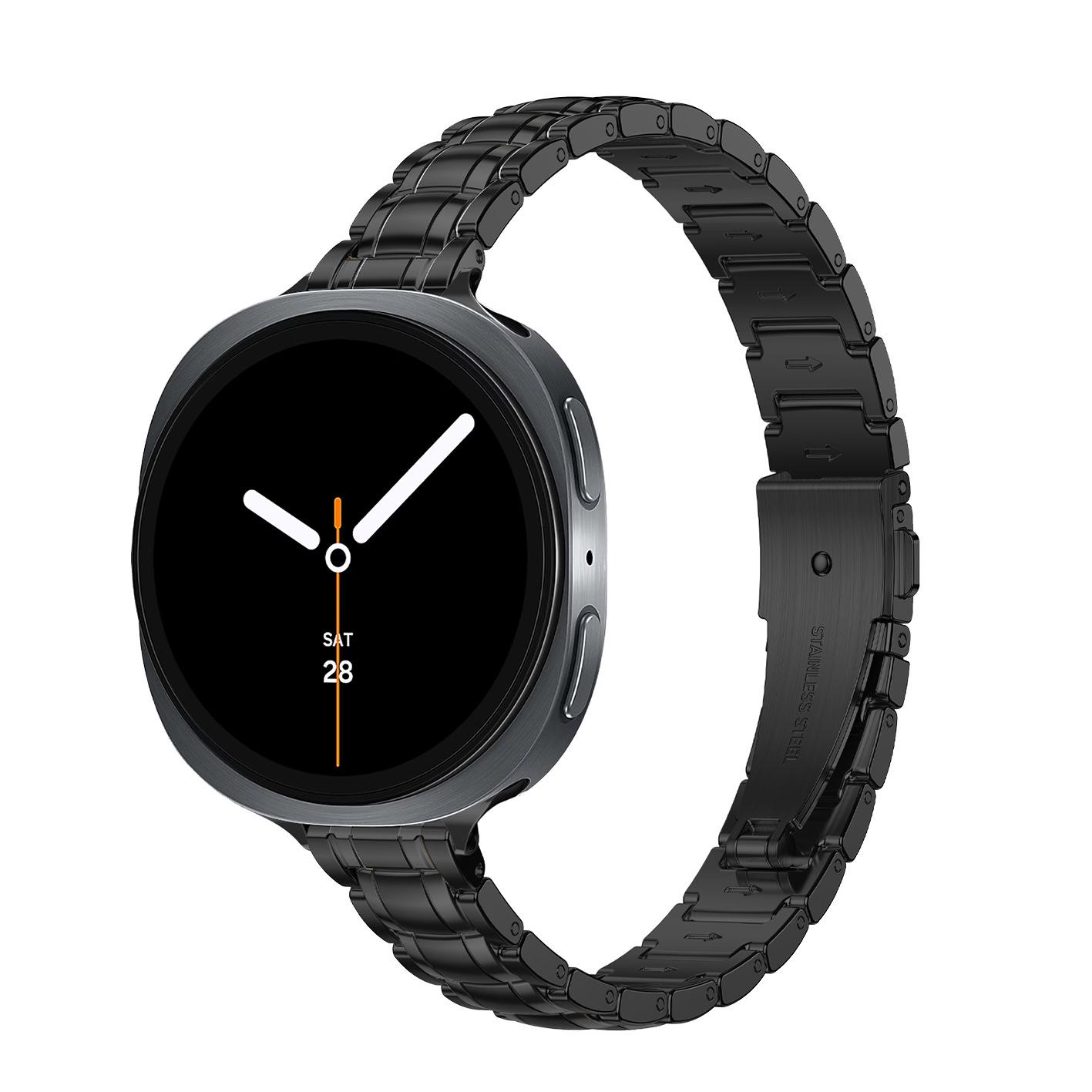 Сумісний металевий ремінець для годинника Samsung Watch8/Classic Samsung Watch 8/Watch 8 Classic чорний
Сумісний металевий ремінець для годинника Samsung Watch8/Classic Samsung Watch 8/Watch 8 Classic чорний