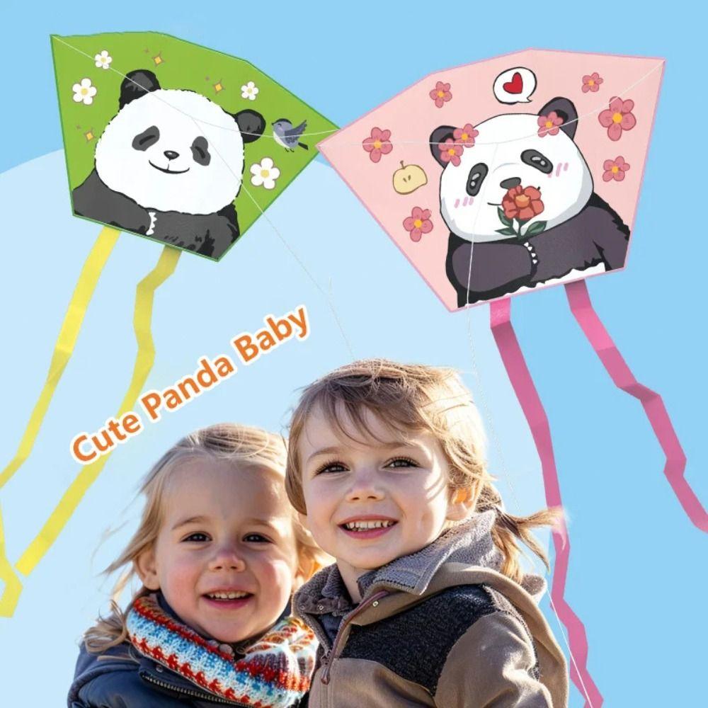 Frameless Cartoon Panda Wind Kites Easy To Fly Foldable Children Kite Toys Children/Kid зелений
Frameless Cartoon Panda Wind Kites Easy To Fly Foldable Children Kite Toys Children/Kid зелений