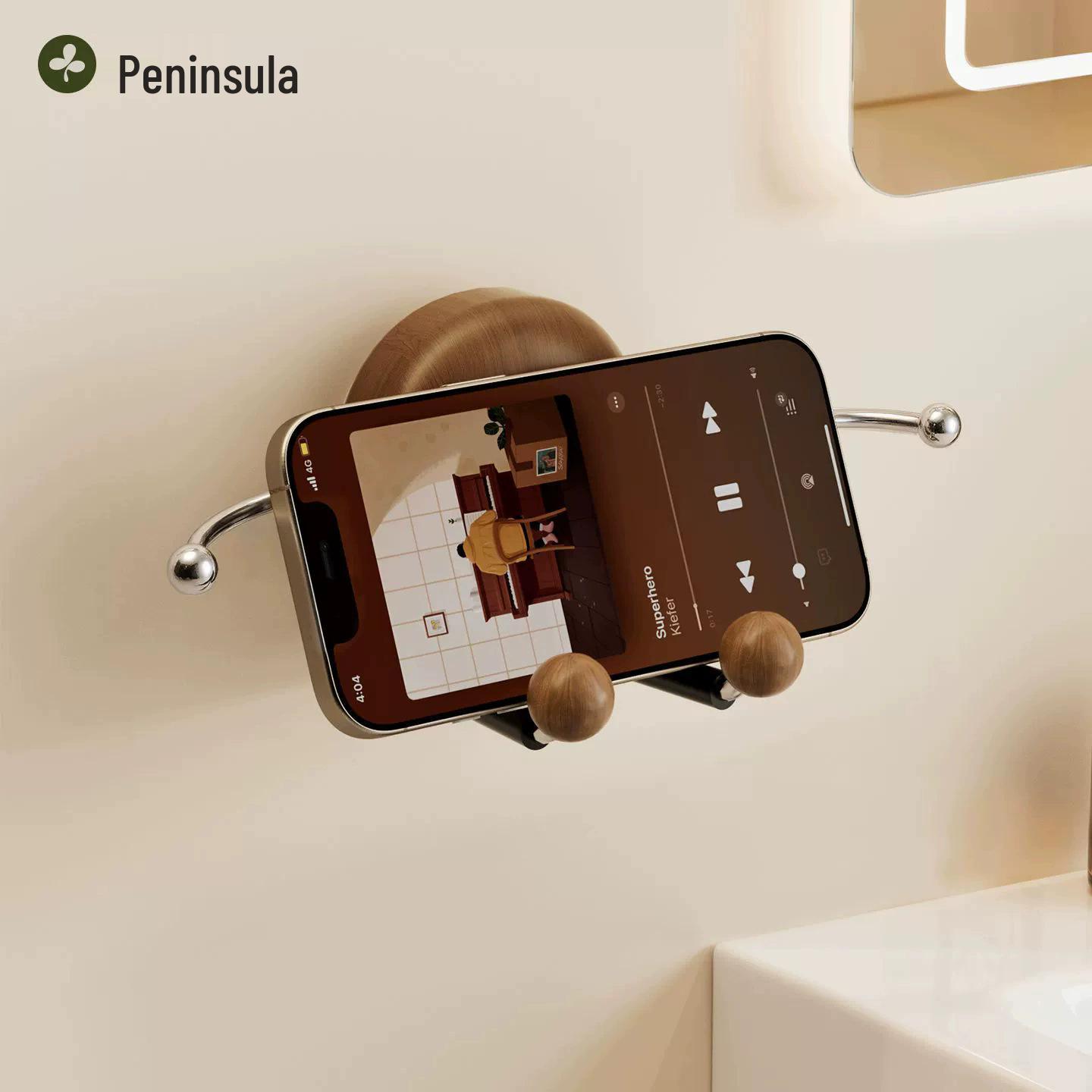 Pebble Phone Holder: Kitchen & Bathroom Hands-Free Stand
Pebble Phone Holder: Kitchen & Bathroom Hands-Free Stand