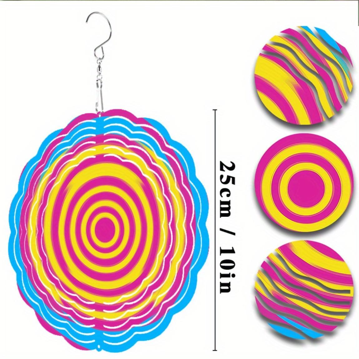 10 Inch Modern Wind Chime with Cute Yellow Circle Pattern Open 1pc Hanging Decor for Balcony Garden Spring Summer Decoration 01A
10 Inch Modern Wind Chime with Cute Yellow Circle Pattern Open 1pc Hanging Decor for Balcony Garden Spring Summer Decoration 01A