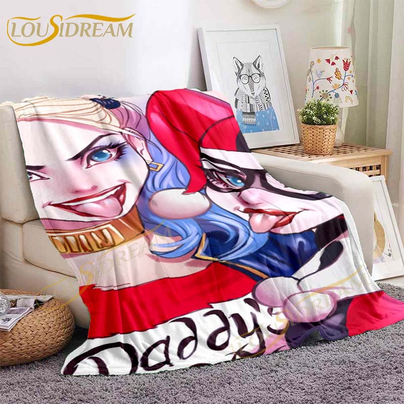 Cartoon Cool Girl Clown Printed Blanket Throw Blanket for Bed Living Room Sofa Soft Thin Blanket Gift for Kids Adults Room Decor
Cartoon Cool Girl Clown Printed Blanket Throw Blanket for Bed Living Room Sofa Soft Thin Blanket Gift for Kids Adults Room Decor