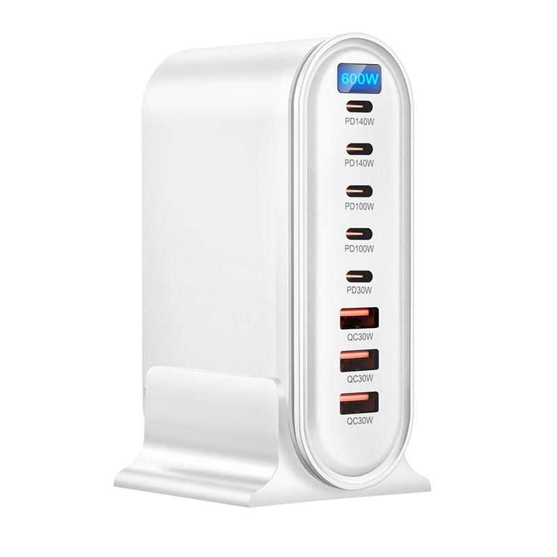 600W Gan Charger Hub Multi Ports Qc Pd Usb Type C Fast Charging Station Adapter For Iphone 16/15 Ipad Macbook Laptop Tablet
600W Gan Charger Hub Multi Ports Qc Pd Usb Type C Fast Charging Station Adapter For Iphone 16/15 Ipad Macbook Laptop Tablet