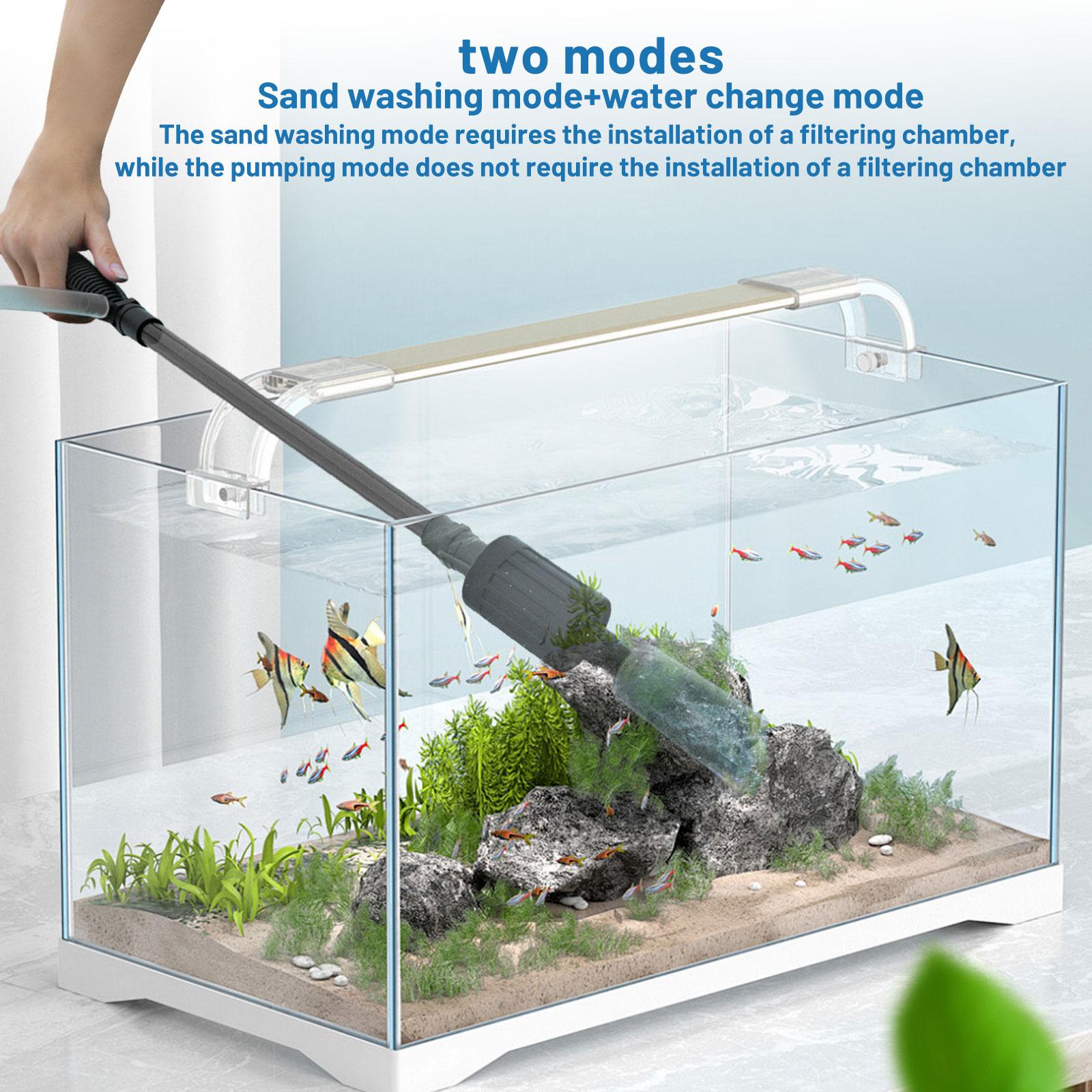Electric Aquarium Gravel Cleaner Automatic Fish Tank Vacuum Cleaner Submersible Water Pump Sand Washer with Adjustable Suction and USB Power Supply One Size
Electric Aquarium Gravel Cleaner Automatic Fish Tank Vacuum Cleaner Submersible Water Pump Sand Washer with Adjustable Suction and USB Power Supply One Size