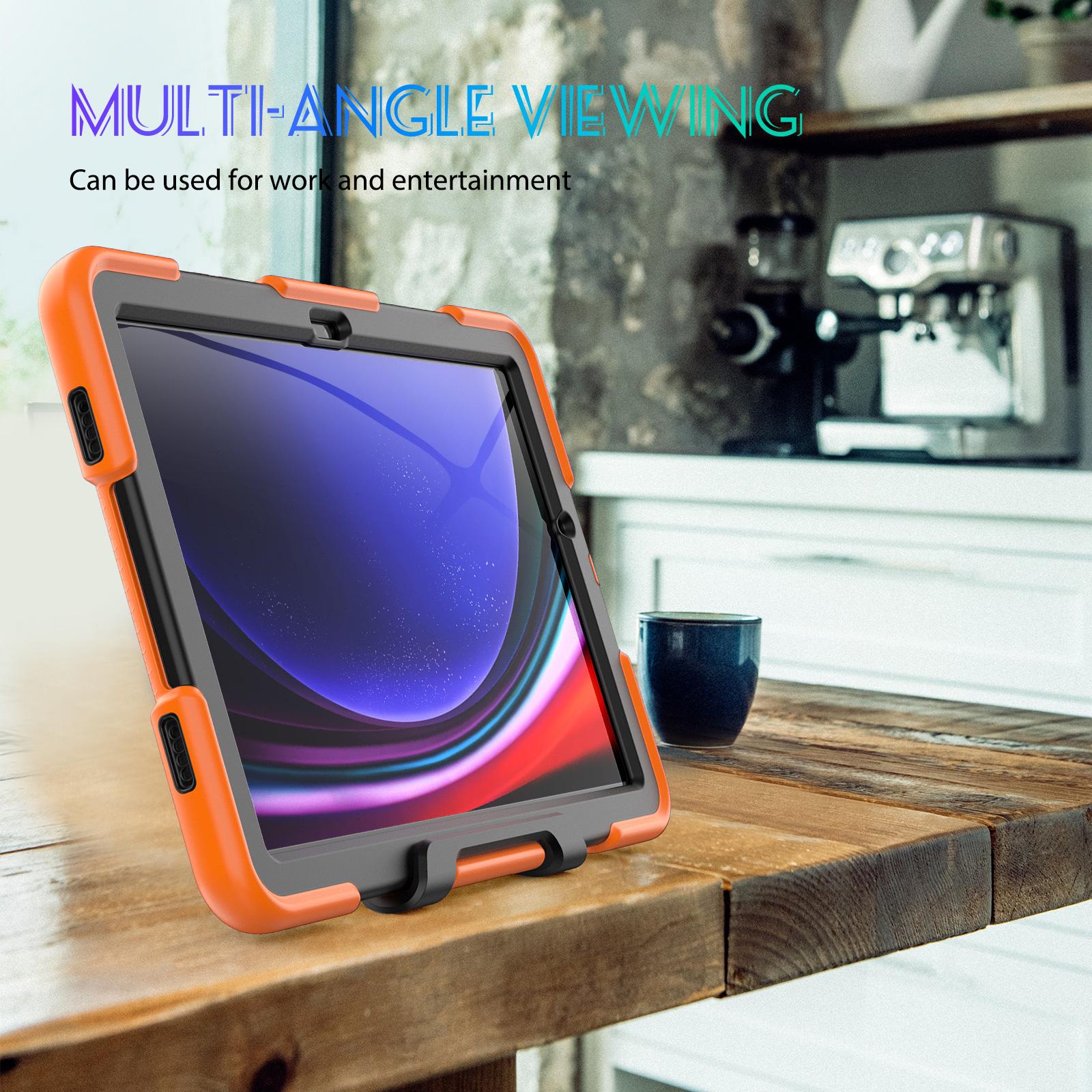 For Samsung Galaxy Tab A9+ SM-X210 SM-X216B SM-X215 PC+Silicone Tablet Case Dustproof Kickstand Cover Black
For Samsung Galaxy Tab A9+ SM-X210 SM-X216B SM-X215 PC+Silicone Tablet Case Dustproof Kickstand Cover Black