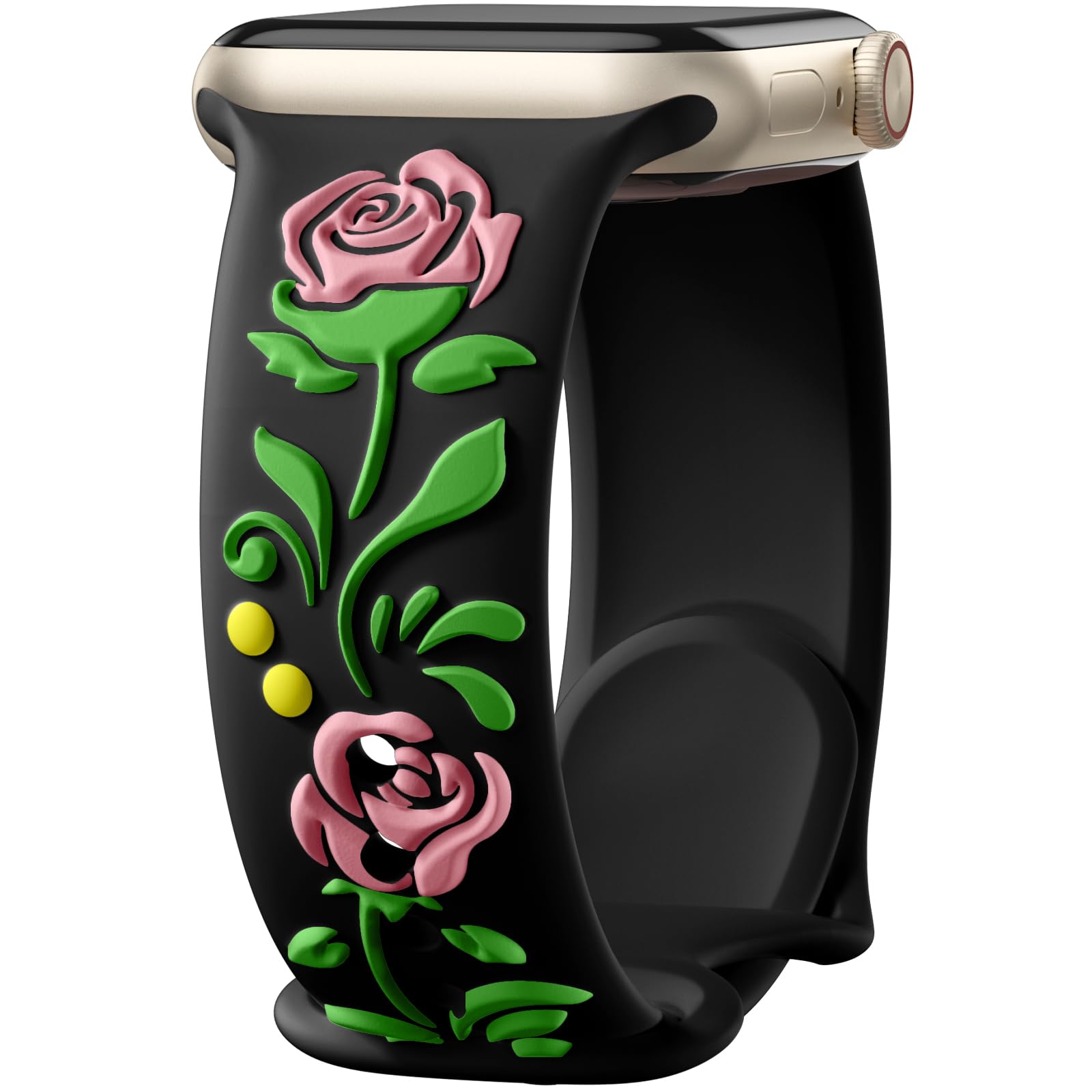 Rose Silicone Strap For Apple Watch band women Series 11/10/9/8/7/6/5/4/3 38mm 40mm 41mm 42mm 44mm 45mm 46mm 49mm 38mm40mm41mm
Rose Silicone Strap For Apple Watch band women Series 11/10/9/8/7/6/5/4/3 38mm 40mm 41mm 42mm 44mm 45mm 46mm 49mm 38mm40mm41mm