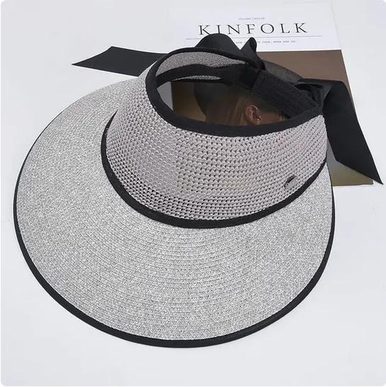 2025 New Summer Adjustable Ribbon Empty TopStraw Hats For Women Foldable Wide Large BrimBeach Hat Chapeau Femmeuv Protection Cap adjustable сірий
2025 New Summer Adjustable Ribbon Empty TopStraw Hats For Women Foldable Wide Large BrimBeach Hat Chapeau Femmeuv Protection Cap adjustable сірий