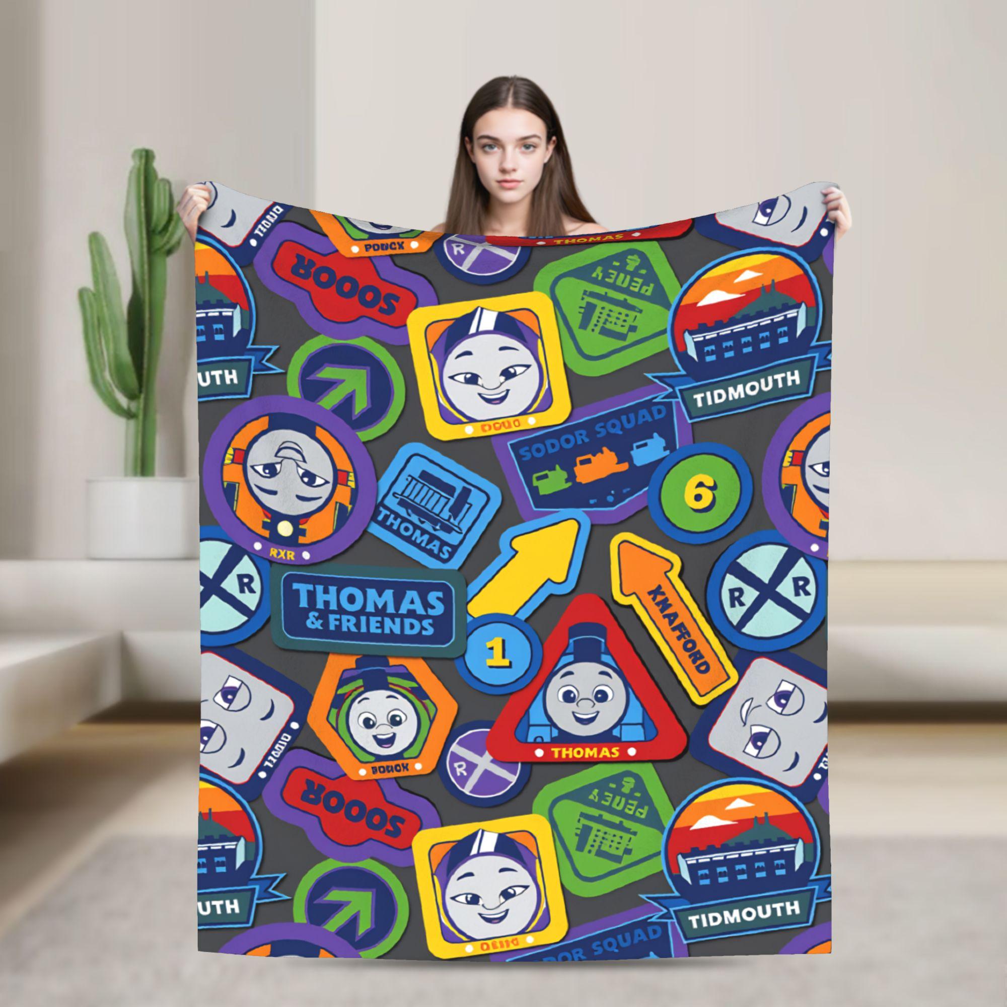 T-Thomas The Train Friends Blankets Quality Warm Soft Railway James Bedding Throws Spring Camping Bedroom Novelty Bedspread 75x90cm
T-Thomas The Train Friends Blankets Quality Warm Soft Railway James Bedding Throws Spring Camping Bedroom Novelty Bedspread 75x90cm
