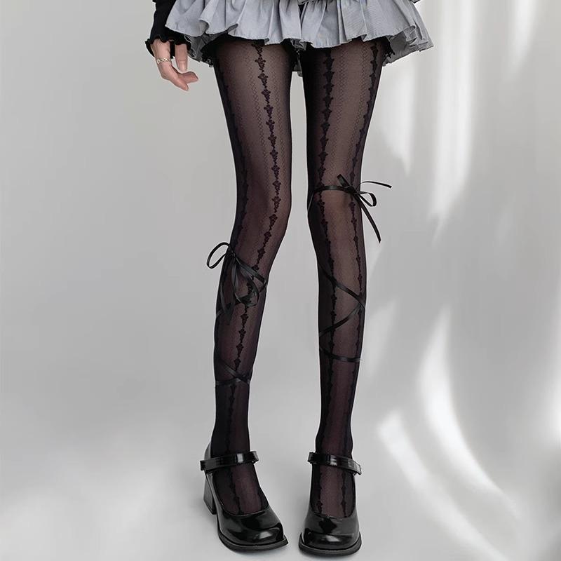 Ballet Style Lace Girl Summer Ultra-Thin Calf Straps Black Silk Sweet Cool Babes Pure Desire Wind Pantyhose One size fits all чорний
Ballet Style Lace Girl Summer Ultra-Thin Calf Straps Black Silk Sweet Cool Babes Pure Desire Wind Pantyhose One size fits all чорний