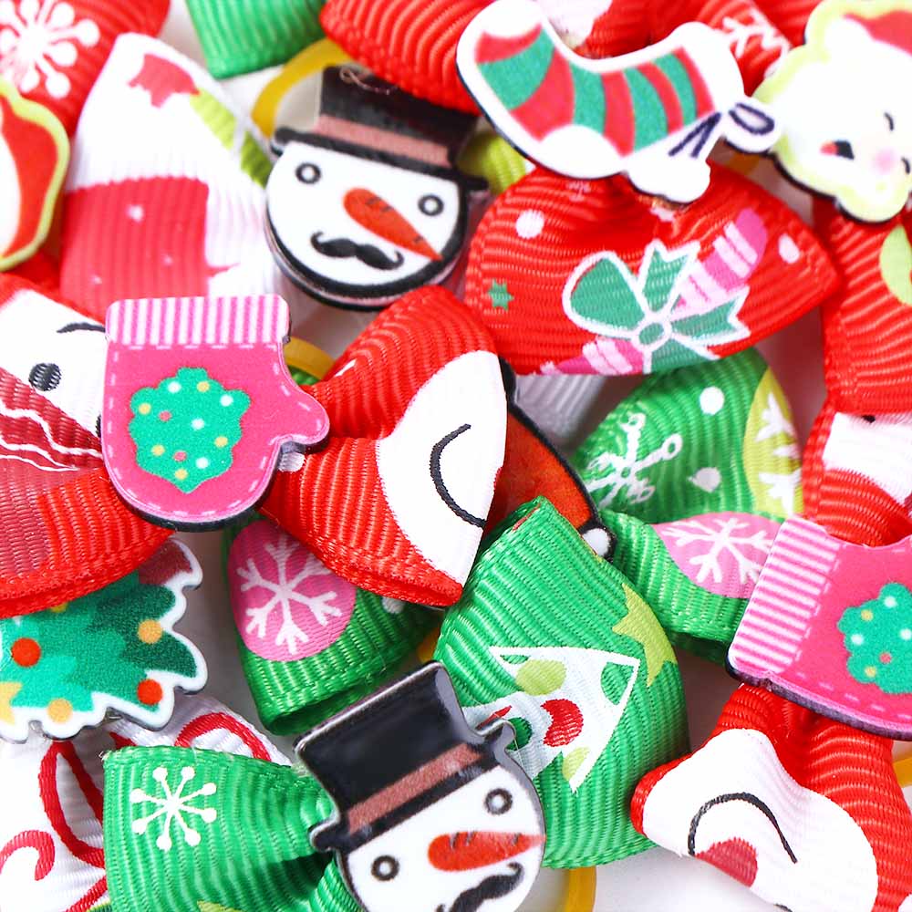 Rubber Band Pet Christmas Dogs Cats Dog Hair Accessories Dog Grooming Bows Dog Hair Bows Hair Clips
Rubber Band Pet Christmas Dogs Cats Dog Hair Accessories Dog Grooming Bows Dog Hair Bows Hair Clips