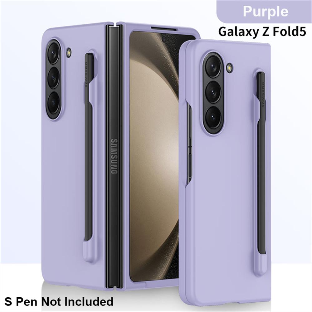 Тонкий матовый чехол для Samsung Galaxy Z Fold 5 5G, чехол с держателем для ручек, жесткий пластиковый складной противоударный чехол, защитный чехол для кожи Z Fold 5 фиолетовый
Тонкий матовый чехол для Samsung Galaxy Z Fold 5 5G, чехол с держателем для ручек, жесткий пластиковый складной противоударный чехол, защитный чехол для кожи Z Fold 5 фиолетовый