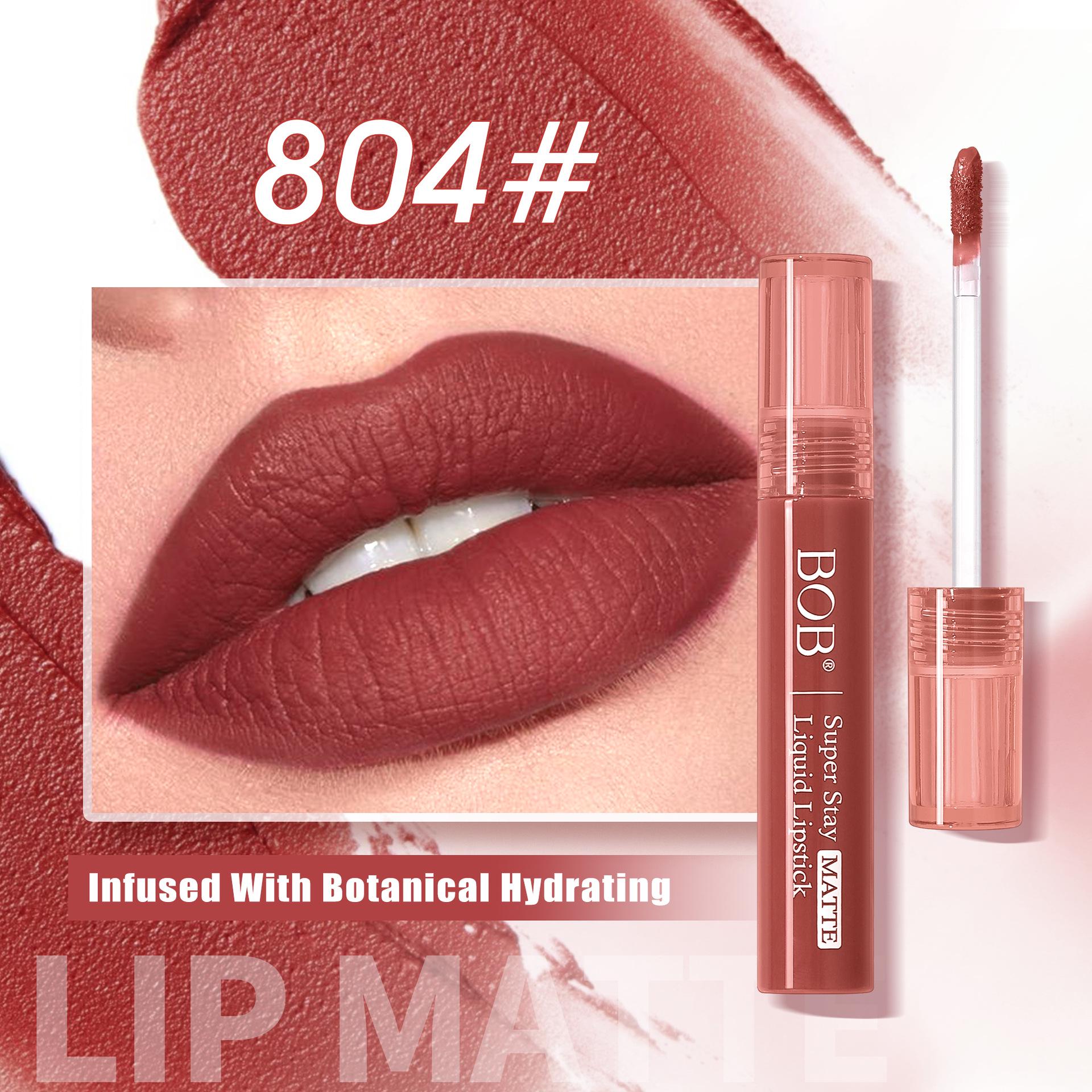 Bob Lip Gloss: Long-Lasting Matte Velvet Lipstick for Rich, Natural Color 5g-English packaging
Bob Lip Gloss: Long-Lasting Matte Velvet Lipstick for Rich, Natural Color 5g-English packaging