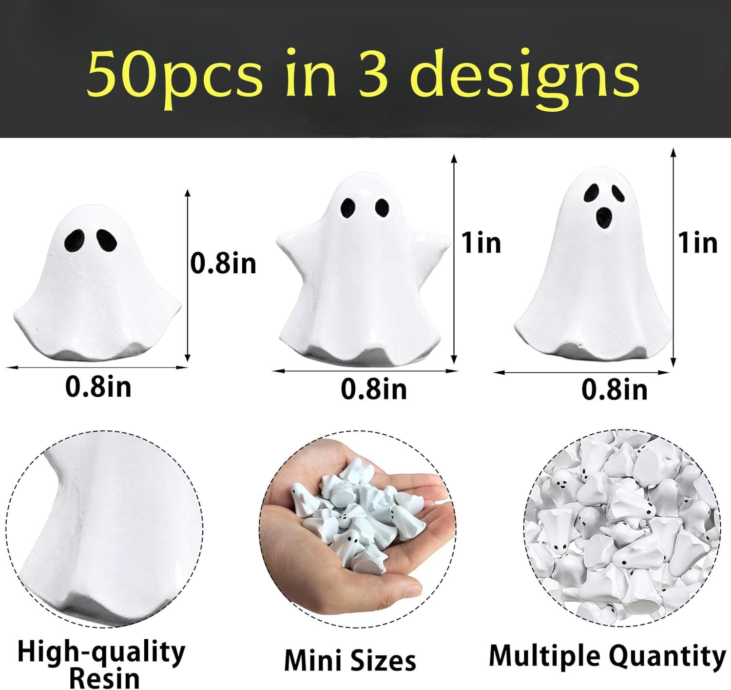 50/100Pcs Mini Resin Ghosts Small Ghost Decor Halloween Table Decorations for Tray Tabletop Shelf Centerpieces Party Favors
50/100Pcs Mini Resin Ghosts Small Ghost Decor Halloween Table Decorations for Tray Tabletop Shelf Centerpieces Party Favors