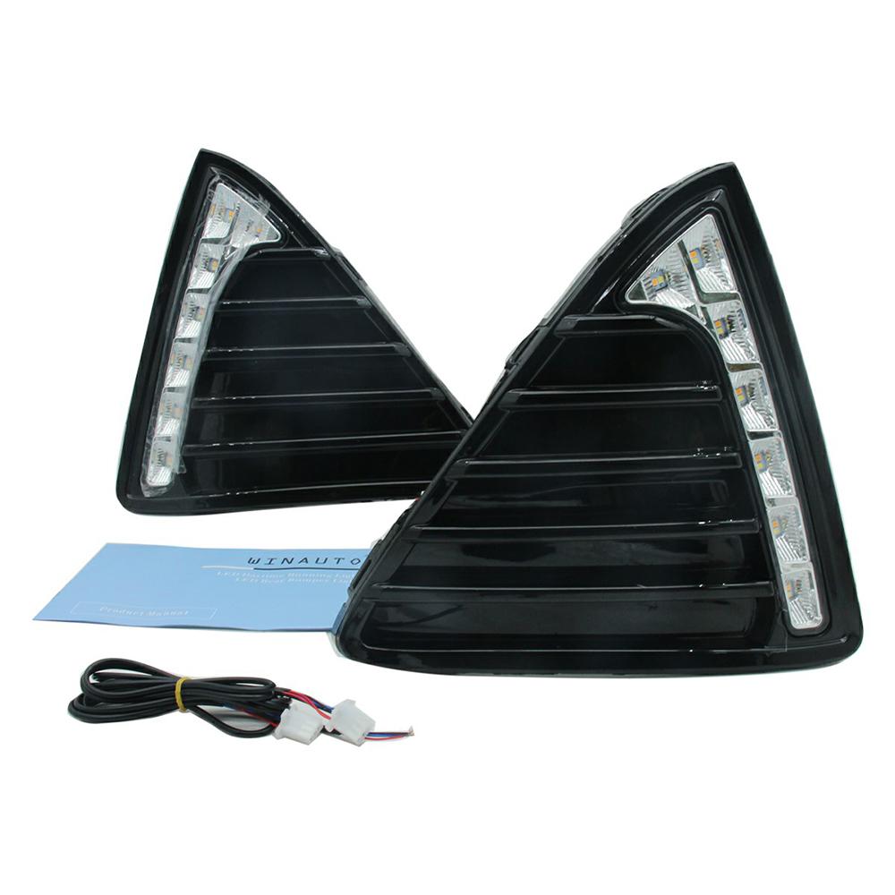 WINAUTO 1 Pair For Ford All-New Focus 2012-2014 LED Lamp Daytime Running Light with Yellow Light Type A
WINAUTO 1 Pair For Ford All-New Focus 2012-2014 LED Lamp Daytime Running Light with Yellow Light Type A