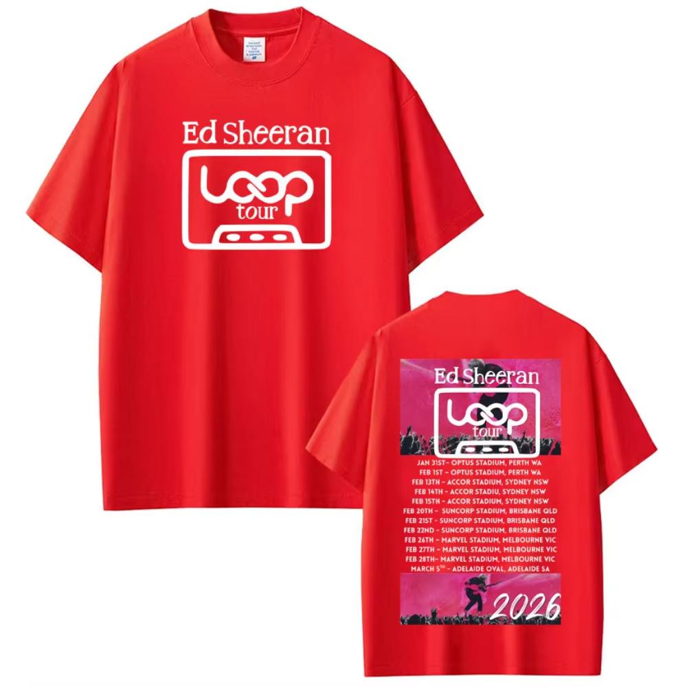 Ed Sheeran Loop Tour 2026 Graphic T Shirts Mens Women Aesthetic Tshirt Summer Casual Male Cotton Harajuku Tshirts Fan Gifts 3XL
Ed Sheeran Loop Tour 2026 Graphic T Shirts Mens Women Aesthetic Tshirt Summer Casual Male Cotton Harajuku Tshirts Fan Gifts 3XL