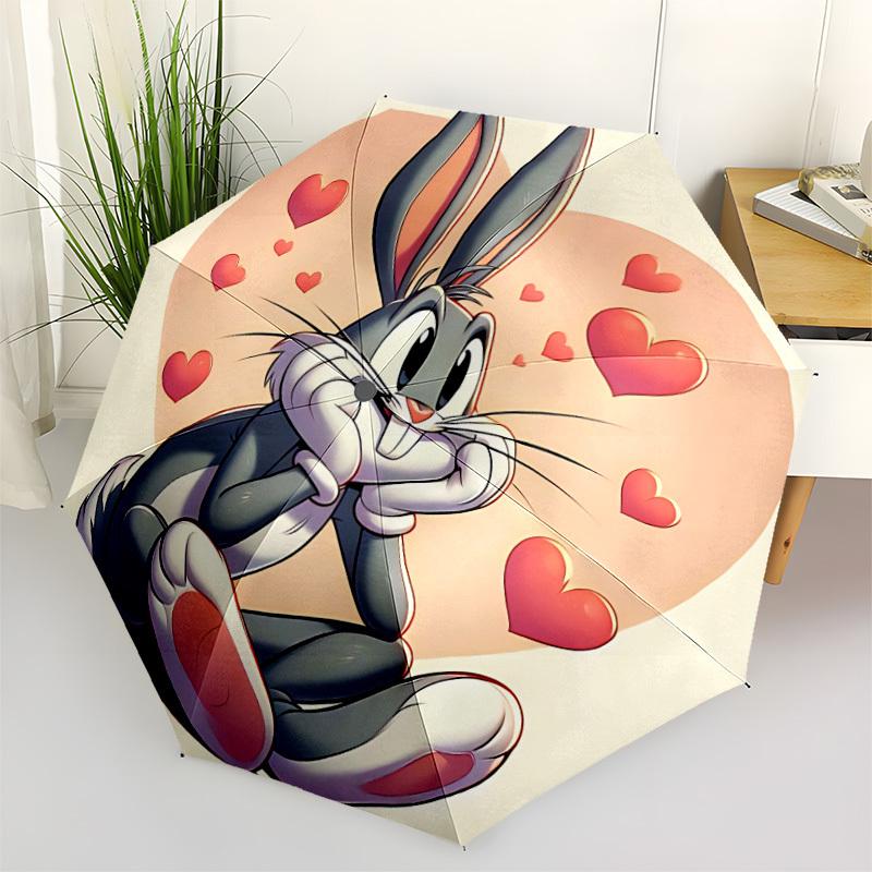 1pc Bugs Bunny Automatic Folding Umbrella - Sturdy 8-Rib Polyester Canopy,Sun-Defying Travel Companion yy251023139
1pc Bugs Bunny Automatic Folding Umbrella - Sturdy 8-Rib Polyester Canopy,Sun-Defying Travel Companion yy251023139
