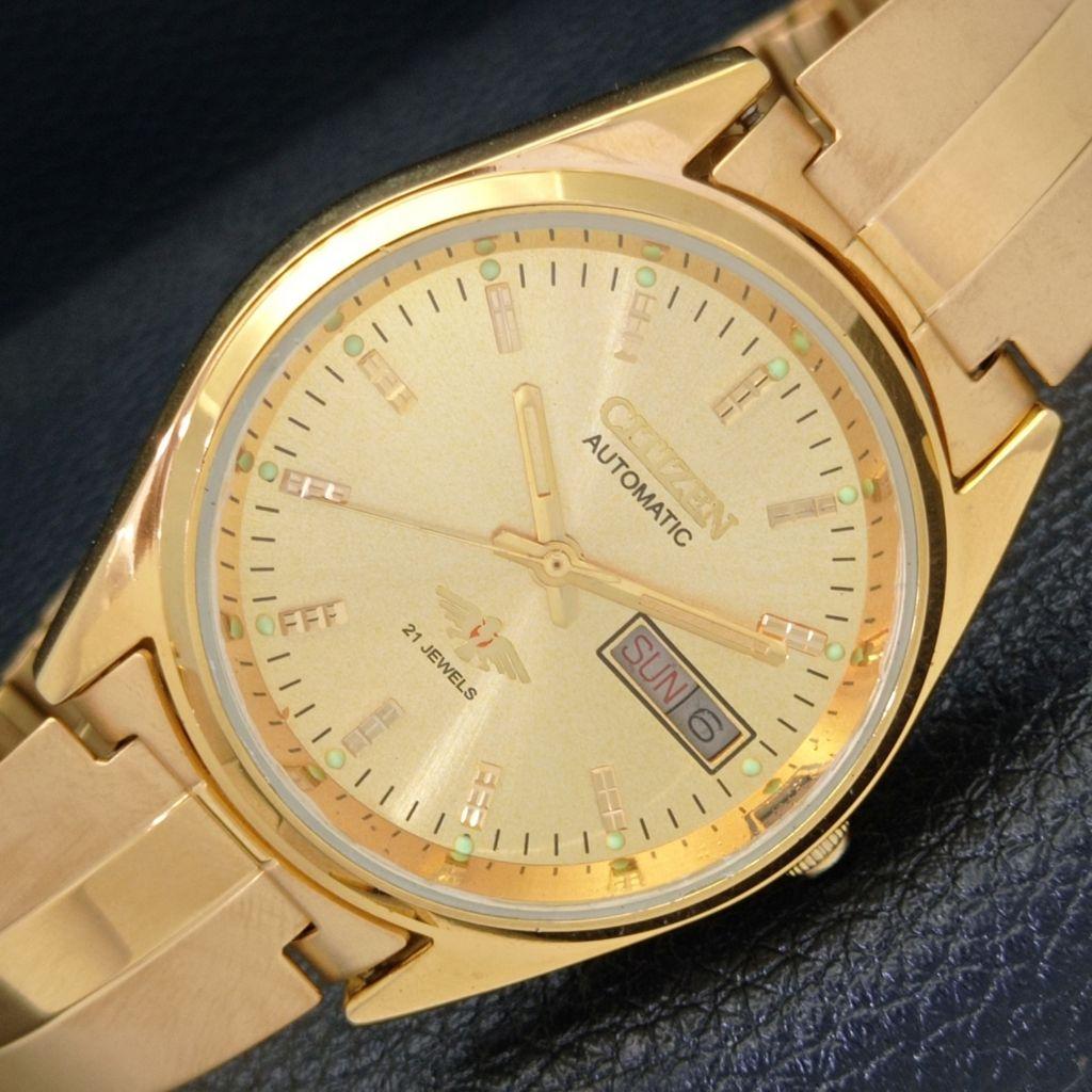 REFURBISHED VINTAGE CITIZEN AUTOMATIC 8200 JAPAN MENS GOLDEN WATCH a436284-2 R128-a436284
REFURBISHED VINTAGE CITIZEN AUTOMATIC 8200 JAPAN MENS GOLDEN WATCH a436284-2 R128-a436284