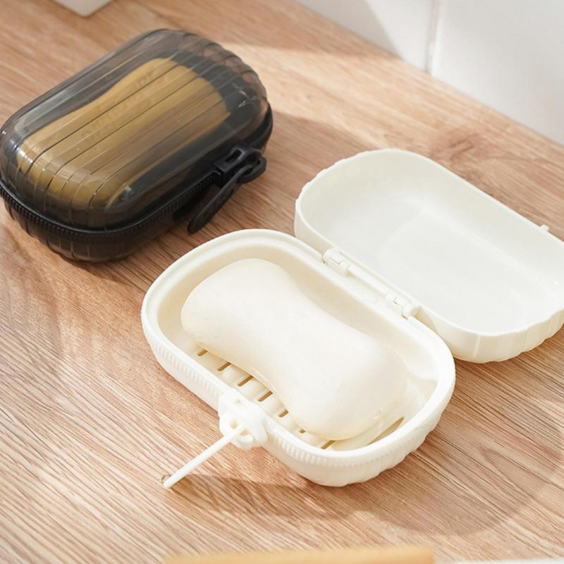 Portable Travel Soap Holder Double-Layer Leak-proof Zipper Easy To Carry Soap Dish Container With Lid Loofah Storage box
Portable Travel Soap Holder Double-Layer Leak-proof Zipper Easy To Carry Soap Dish Container With Lid Loofah Storage box