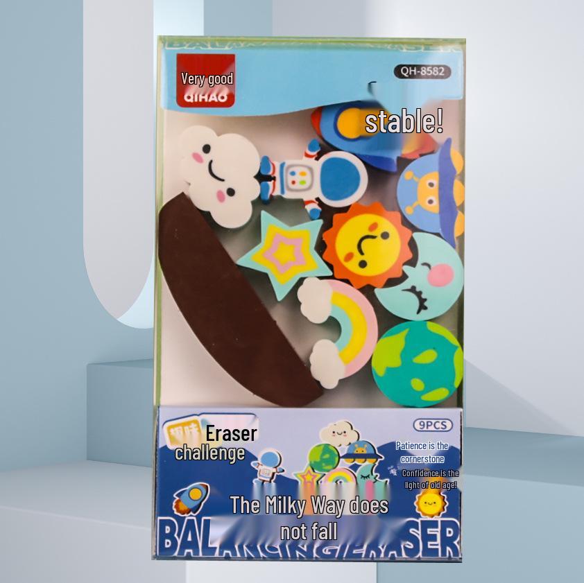 Qi Hao Balancing Bird Educational Eraser Set for Kids - Creative Stackable Stationery Gift for Kindergarten and Primary Students Box Set
Qi Hao Balancing Bird Educational Eraser Set for Kids - Creative Stackable Stationery Gift for Kindergarten and Primary Students Box Set