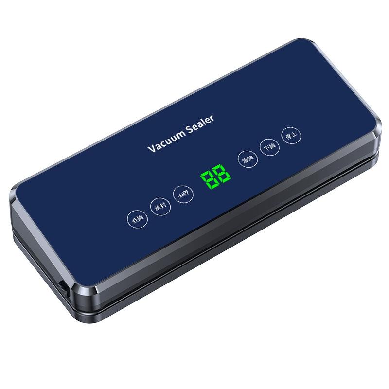 Selladora al vacío automática para alimentos máquina selladora portátil de cocina para conservación
Selladora al vacío automática para alimentos máquina selladora portátil de cocina para conservación