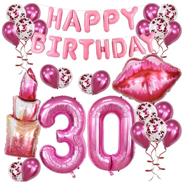 Персонализированный набор из фольгированных шаров для украшения фона на день рождения personalized combination разноцветный