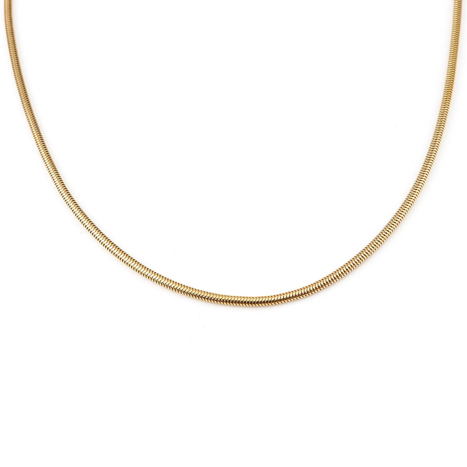 DoreenBeads Stainless Steel Box Snake Chain Lobster Clasp Necklace Gold Color Link Chain Necklace For Women Men Gifts 60cm long
DoreenBeads Stainless Steel Box Snake Chain Lobster Clasp Necklace Gold Color Link Chain Necklace For Women Men Gifts 60cm long
