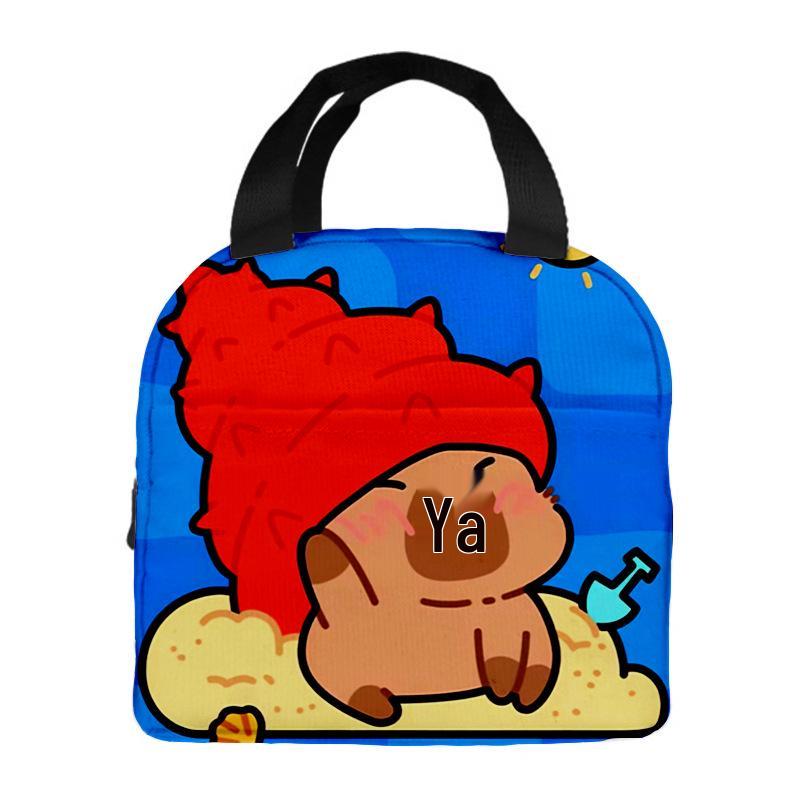 Capybara Insulated Aluminum Lunch Bag - Large Capacity Bento Bag
Capybara Insulated Aluminum Lunch Bag - Large Capacity Bento Bag