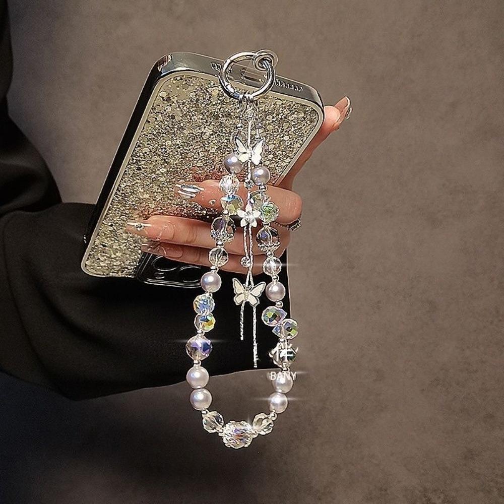 Butterfly Crystal Phone Hand Rope Hand-beaded Bag Pendant Mobile Phone Lanyard Strap Ornament фіолетовий
Butterfly Crystal Phone Hand Rope Hand-beaded Bag Pendant Mobile Phone Lanyard Strap Ornament фіолетовий