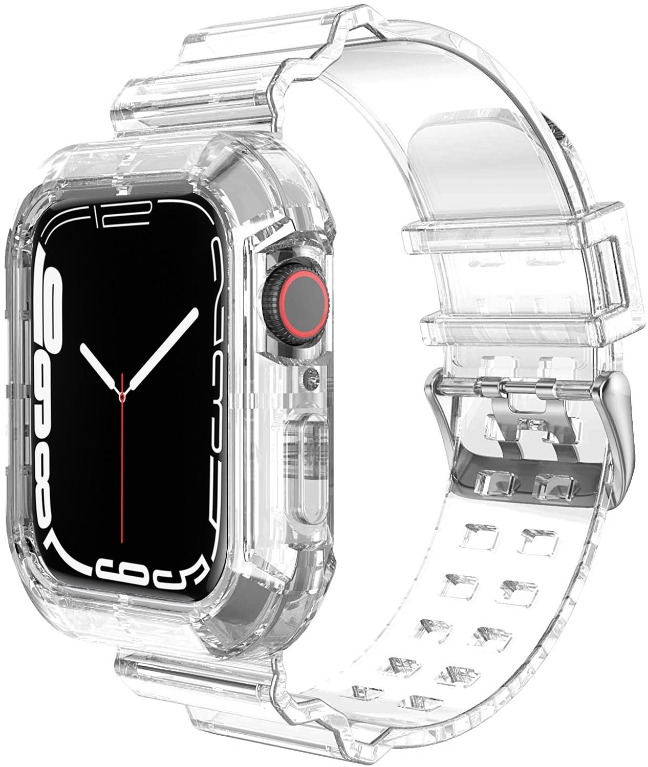Clear Band + Case for Watch Series 9 8 SE 7 6 5 49mm 45 44 42 41mm Transparent Silicone Strap for iWatch 38mm 40mm Correa 38mm 40mm 41mm прозрачный
Clear Band + Case for Watch Series 9 8 SE 7 6 5 49mm 45 44 42 41mm Transparent Silicone Strap for iWatch 38mm 40mm Correa 38mm 40mm 41mm прозрачный